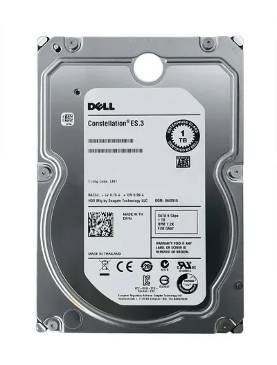 P1DFN - Dell 1TB 7200RPM SATA 6Gb/s 2.5-inch Hard Drive