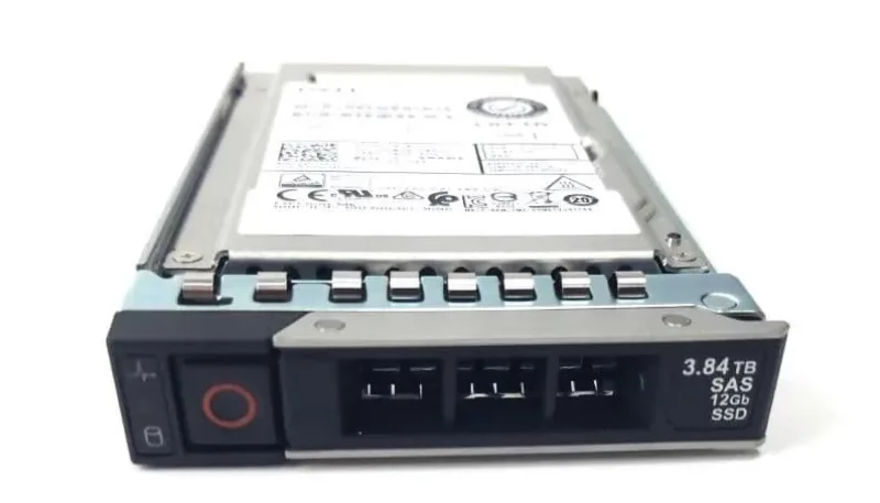P2K9R - Dell 3.84TB SAS Read Intensive MLC 12Gb/s 2.5-inch Solid State Drive