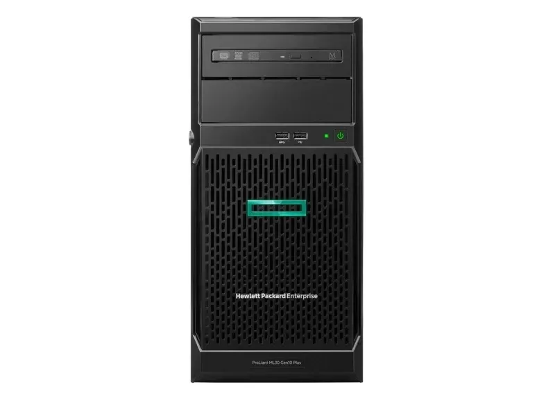 HPE P44720-001 ProLiant ML30 Gen10 Plus 4U Tower Server Intel Xeon E-2314 2.8GHz C256 Chipset 16GB DDR4 SDRAM 350-Watts PS SATA 6 Gb/s Controller. In Stock