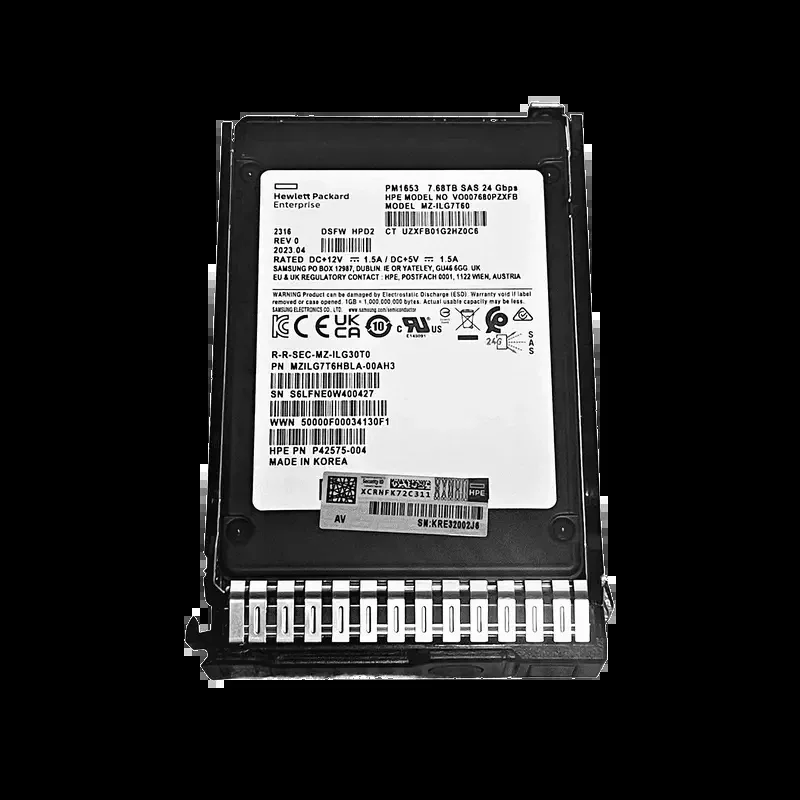 HPE P49308-001 7.68TB SAS RI SFF SC MV Solid State Drive