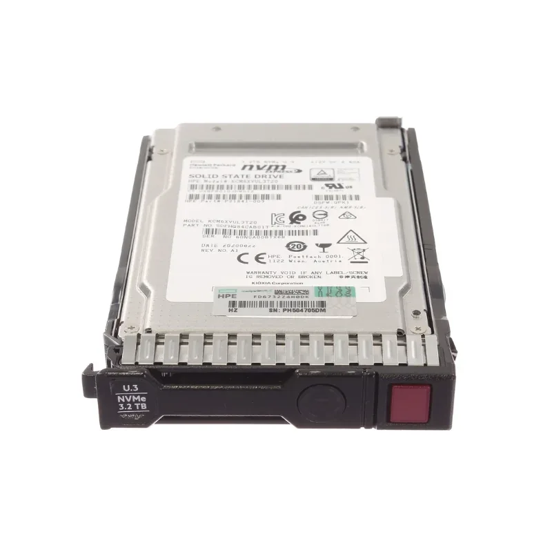 HPE P50228-B21 3.2TB Triple-Level Cell PCI Express NVMe 4.0 Mixed Use U.3 2.5-Inch Solid State Drive. In Stock
