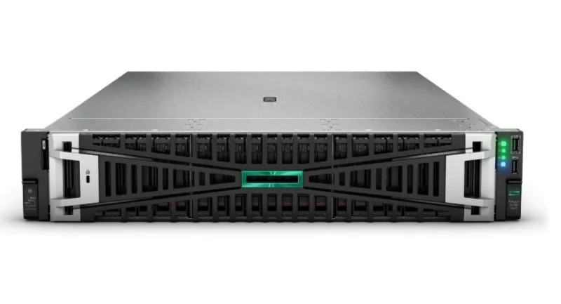 HPE P52560-B21 ProLiant DL380 Gen11 1x Xeon Silver 4410Y 12-Core 2.00GHz 1x 32GB DDR5 8-Bays SFF MR408i-o 1x 800W PSU 2U Rack-mountable Server