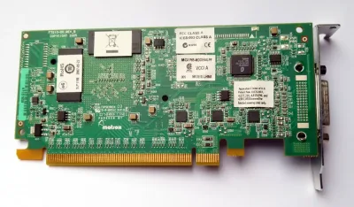 P65-MDDE64LPF - Matrox 64MB PCI Express Dual head Video Graphics Card
