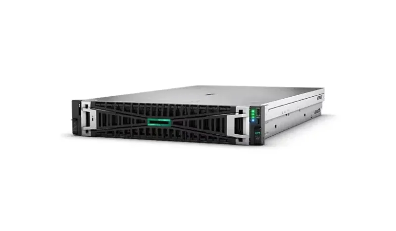 HPE P72983-005 ProLiant DL380 Gen11 1x Xeon Silver 4510 12-Core 2.40GHz 2x 32GB DDR5 2x 2.4TB SAS HDD 8-Bays SFF MR408i-o Controller 2x 1000W Flex Slot PSU 2U Rack-mountable Smart Choice Server