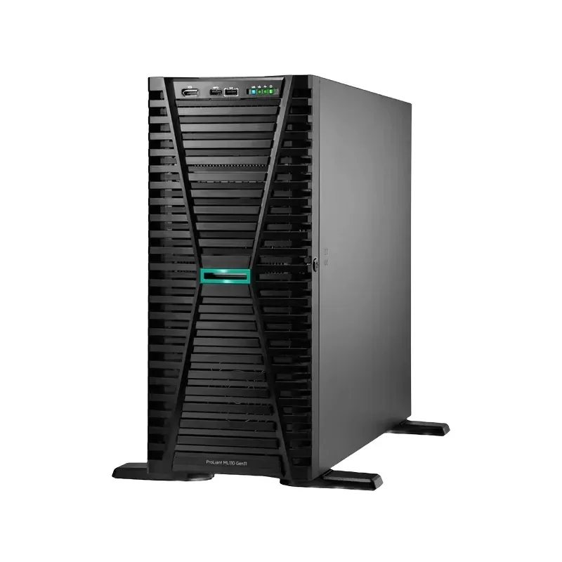 HPE P84151-005 ProLiant ML110 Gen11 4510 2.4GHz 12-Core 1P 1x32GB 8SFF MR408i-o 1GbE 2x480GB SATA SSD 2x800W PS Tower Server. In Stock