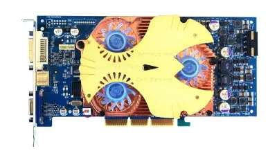 P8685-69006 - HP Nvidia Geforce FX5900 256MB DDR AGP 8x 256-Bit DVI VGA TV Out Video Graphics Card