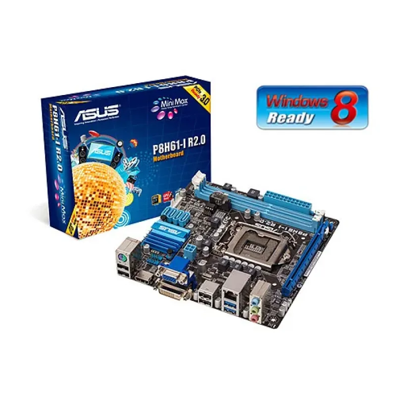ASUS P8H61-MLE/CSM-R20 Intel H61(B3) Chipset 2200MHz DDR3 8-Ch Audio Gigabit Lan USB 2.0 Socket 1155 ATX Motherboard