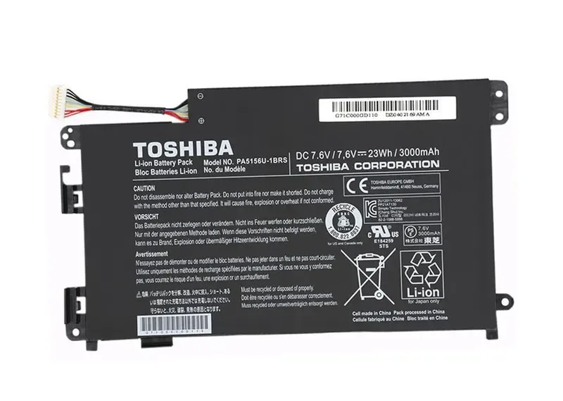 PA5156U-1BRS - Toshiba 2-Cell 3000mAh 23Wh 7.6V Li-Ion Battery for Click W35DT Series