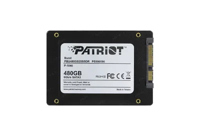 PBU480GS25SSDR - Patriot Memory Burst 480GB SATA 6Gb/s 2.5-inch Solid State Drive