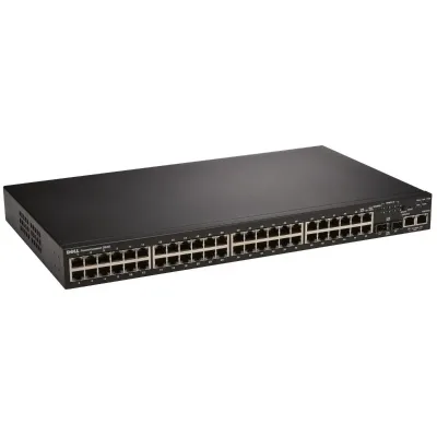 PC3548 - Dell PowerConnect 3548 48 x Ports 10/100Base-T + 2 x Ports Gigabit Fast Ethernet Rack-mountable Managed Stackable Ethernet Switch