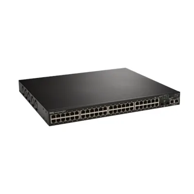 PC3548P - Dell PowerConnect 3500 Series 3548P 48 x Ports 10/100Base-T PoE + 2 x Ports Gigabit Shared SFP + 2 x Ports 10/100/1000Base-T Fast Ethernet Rack-Mountable 1U Layer 3 Managed Network Switch