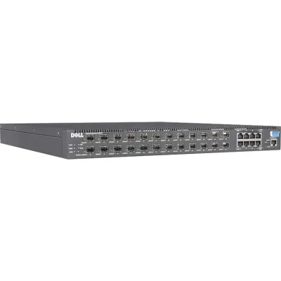 PC6024F - Dell PowerConnect 6024F 24 x Ports 10/100/1000Base-T + 8 x Ports SFP Layer 3 Managed Gigabit Ethernet Network Switch