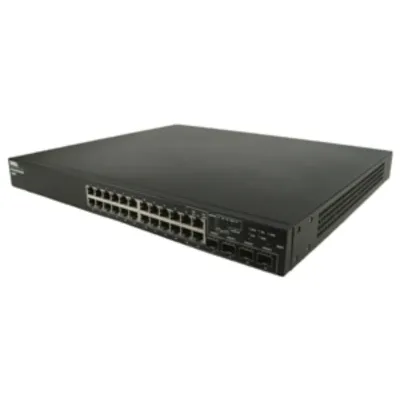 PC6224 - Dell PowerConnect 6224 24 x Ports 10/100/1000Base-T + 4 x Ports SFP Shared Gigabit Ethernet Layer 3 Managed Network Switch
