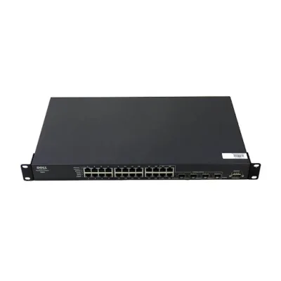 PCT5324 - Dell PowerConnect 5324 24 x Ports 10/100/1000Base-T + 4 x Ports Shared SFP Layer 2 Managed Gigabit Ethernet Network Switch