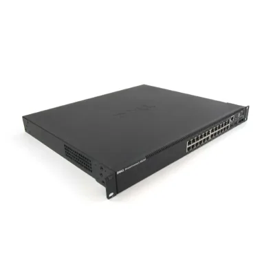 PCT5524P - Dell PowerConnect 5524P 24 x Ports 10/100/1000Base-T PoE + 2 x Ports 10 Gigabit Ethernet SFP+ Layer 3 Managed Gigabit Ethernet Network Switch