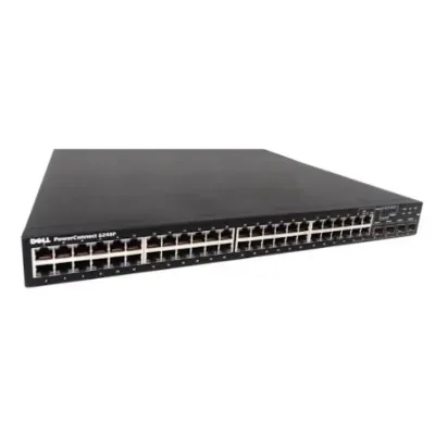 PCT6248 - Dell PowerConnect 6248 48 x Ports 10/100/1000Base-T + 4 x Ports Shared SFP Layer 3 Managed Gigabit Ethernet Network Switch