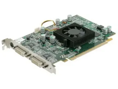 PH-E128APV - Matrox Parhelia APVe 128MB DDR PCI Express x16 Dual DVI HDTV/S-Video Out Workstation Video Graphics Card