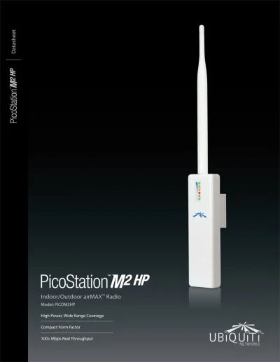 PICOM2HP - Ubiquiti PicoStation M2 HP Indoor/Outdoor airMAX Radio