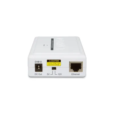POE-161S - Planet Industrial IEEE 802.3at Gigabit Power Over Ethernet Plus Splitter with 5V / 12V DC Output (10/100/1000 Mbps)