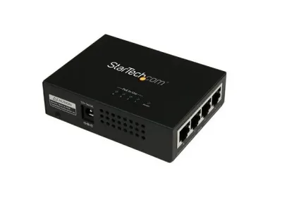 POEINJ4G - StarTech 120V 4-Port Gigabit Ethernet POE+ Injector