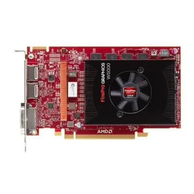 PP57V - Dell AMD FirePro W5000 2GB GDDR5 256-Bit PCI Express x16 Dual DisplayPort DVI Professional Graphics Card