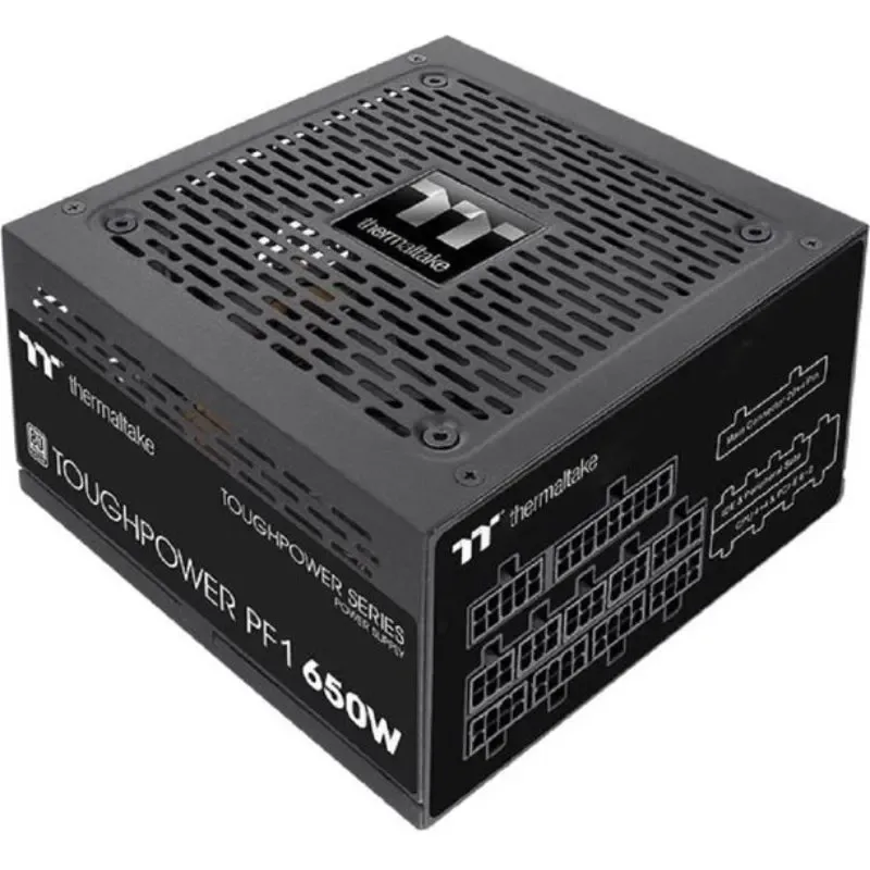 PS-TPD-0650FNFAPU-1 - Thermaltake Toughpower PF1 650-Watts 80 plus Platinum Full Modular Power Supply