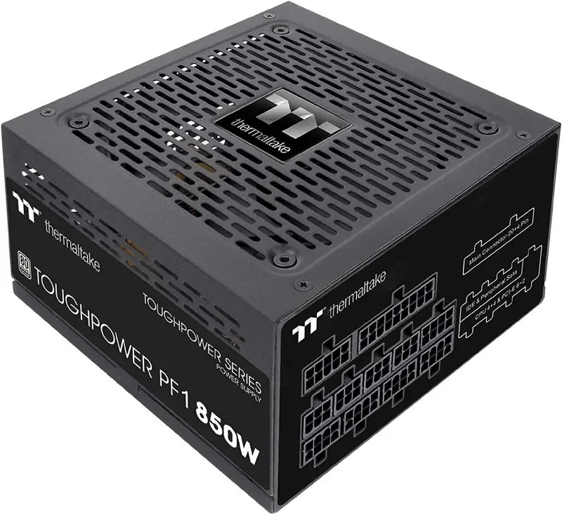 PS-TPD-0850FNFAPU-1 - Thermaltake Toughpower PF1 850-Watts 80 plus Platinum Full Modular Power Supply