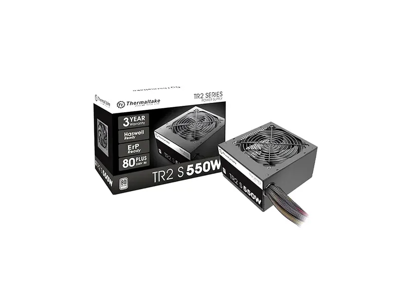 PS-TRS-0550NPCWEU-2 - Thermaltake TRS-550AH2NK 550-Watts 86% Efficiency 230V ATX12V Power Supply