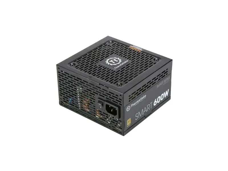 PS-TTP-0600NNFAGU-1 - Thermaltake Power supply PS-TTP-0600NNFAGU-1 600-Watts 80 plus Gold Non-Modular SI Only Bulk Pack power supply
