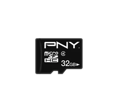 PSDH32G4GE - PNY 32GB Class 4 microSDHC Flash Memory Card