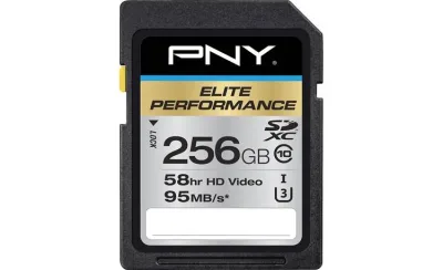 PSDX256U1HGE - PNY Elite Performance 256GB Class 10 SDXC UHS-I Flash Memory Card