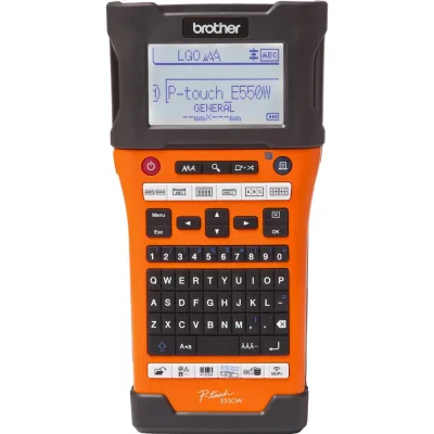 PT-E550W - Brother Handheld Industrial Label Printer with Wi-Fi┬« and Auto-Cutter