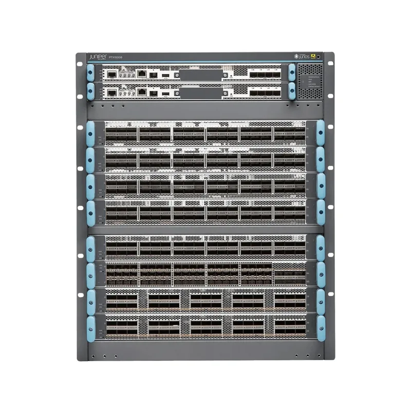 Juniper PTX10008-B3-UPGKIT 1-Routing Engine 3-PSU 2-Fan Trays 2-Fan Tray Controllers 5-Switch Fabric Cards Kit. In Stock