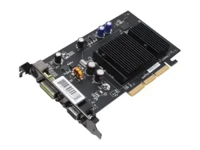 PV-T44A-YAJG - XFX Nvidia GeForce 6200 Silent 512MB DVI/ HDTV AGP Video Graphics Card