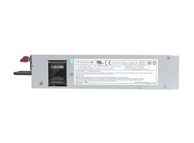 PWS-406P-1R - Supermicro 400-Watts 24-Pin Redundant Power Supply