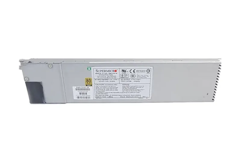 PWS-721P-1R - Supermicro 720W 1U Redundant Power Supply