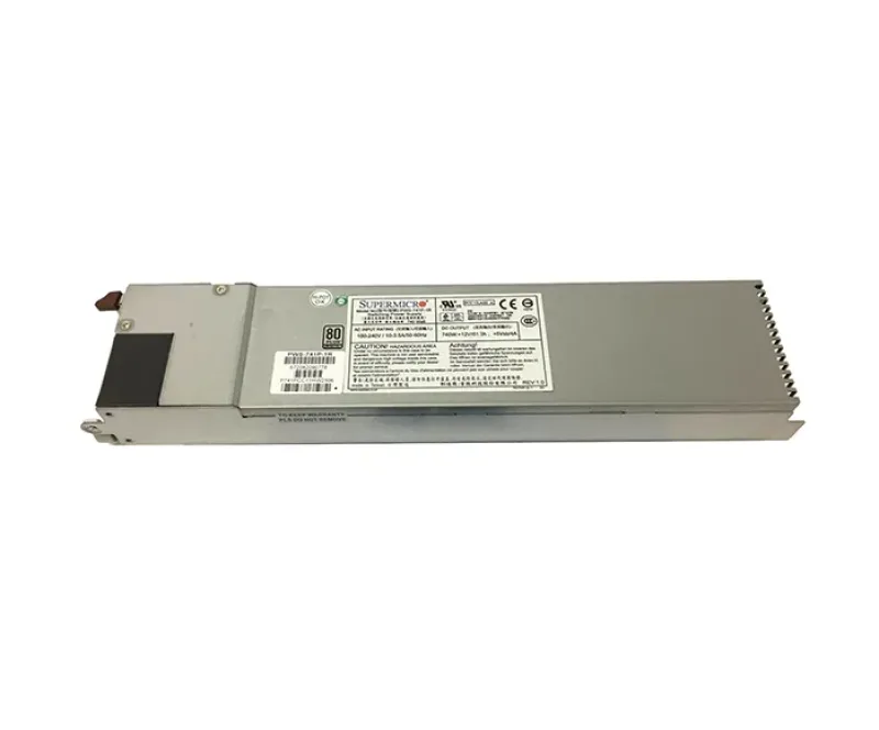 PWS-741P-1R - Supermicro 740-Watts 80-Plus Platinum 1U Power Supply Module with PFC and PM Bus and Backplane