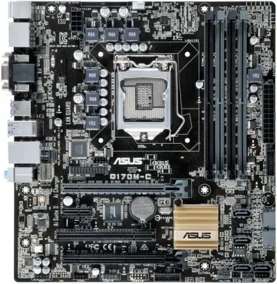 Asus Q170M-C/CSM Intel Q170 DDR4 4-Slot System Board (Motherboard) Socket LGA1151