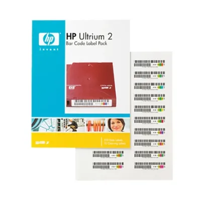 Q2002A - HP LTO2 Data 10PK Cleaning Barcode Tape Media Labels