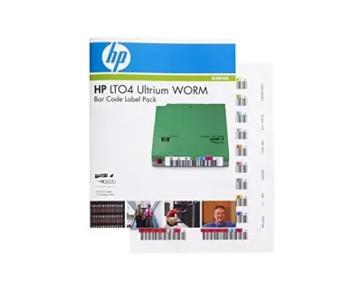 Q2010A - HP LTO-3 Ultrium WORM Bar-Code Label 100-pack Tape Media