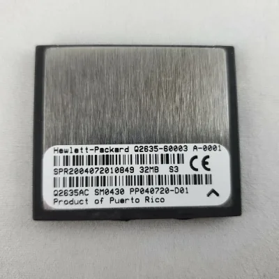Q2635-67912 - HP 32MB Compact Flash Firmware Memory for LaserJet 4650/9040/9050 Series Multifunction Printer