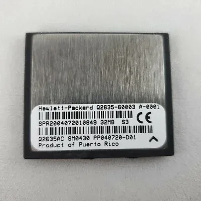 Q2635DC - HP 32MB Compact Flash Firmware Memory for LaserJet 4650/9040/9050 Series Multifunction Printer