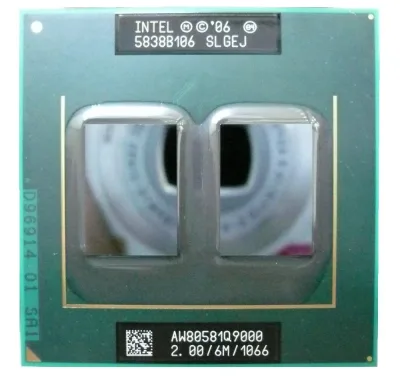 Q9000 - Intel Core 2 Quad 2.00GHz 1066MHz FSB 6MB L2 Cache Notebook Processor