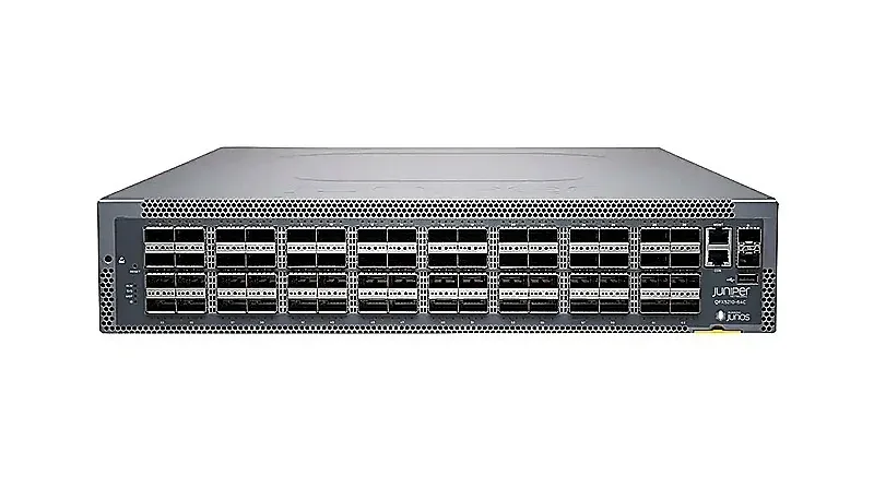 Juniper QFX5210-64C-S-CHAS QFX Series QFX5210-64C 64xQSFP+/QSFP28 Ports 40/100GBase-X Layer3 Managed 2U Gigabit Ethernet Switch. In Stock