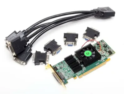 QID-E128LPAF - Matrox 128MB PCI-Express Multi Display Video Graphics Card