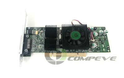 QIDQDAP128 - Matrox Qid Quad 128MB DDR PCI DVI VGA Low-profile Video Graphics Card