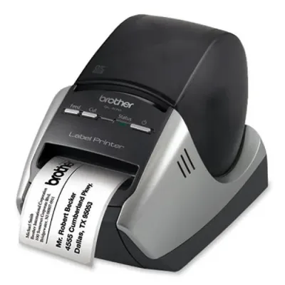 QL-570VM - Brother Ql-570vm: Visitor Badge Management Kitcreate Badges Log Visitors And Generate