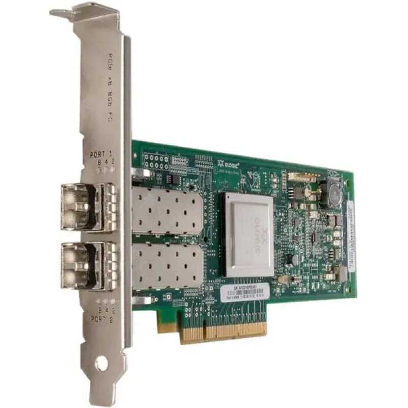 QLE2562 - QLogic SANblade 2-Port 8GB/s Fibre Channel PCI-Express x 8 Host Bus Adapter