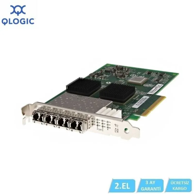 QLE2564L - QLogic Sanblade 8GB Fibre Channel Quad Port PCIe HBA