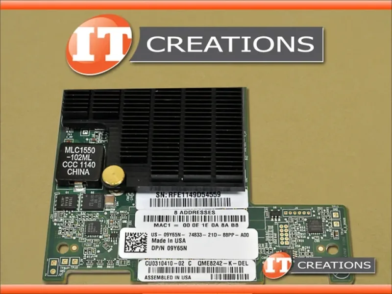 QME8242-K - Dell Qlogic Dual Port 10GB/s Fibre Channel Mezzanine Card